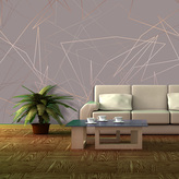 Tapeta Trojúhelníková abstrakce: 208x125 cm