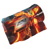 Deka Auto v plamenech: 190x140 cm