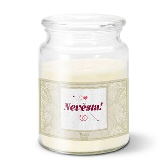 Svíčka Nevěsta!: 500 g 