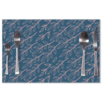 Prostírání Růžové malované lístky: 40x30cm