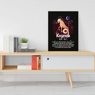 Dárková cedulka Kozoroh: 30x40 cm