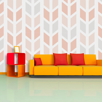 Tapeta Světlé kosodélníky: 125x75 cm