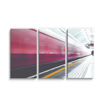 Obraz - 3-dílný Metro 2: 120x80 cm