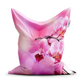 Sedací vak Květy orchideje: 150x100 cm
