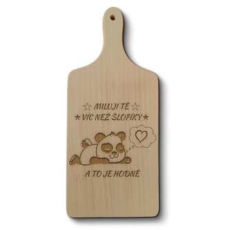 Prkénko Miluji tě víc než šlofíky