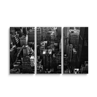Obraz - 3-dílný Mrakodrapy 3: 120x80 cm