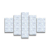 Obraz - 5-dílný Letadla mezi mraky: 125x90 cm