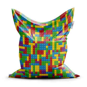 Sedací vak Barevná stavebnice: 150x100 cm