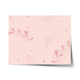 Plakát Růžové lístky: 120x80 cm