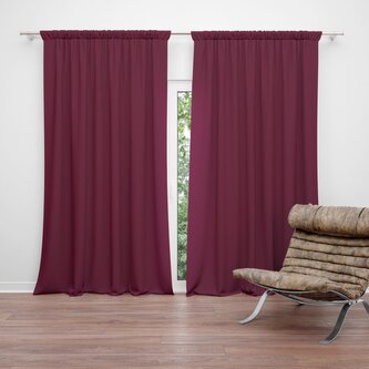 Závěs Bordó: 2ks 140x250cm