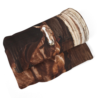 Deka Kůň ve stáji: 190x140 cm