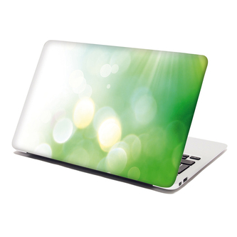 Samolepka na notebook Zelená abstrakce: 38x26 cm