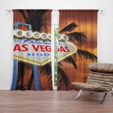 Závěs Fabulous Las Vegas: 2ks 140x250cm
