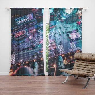 Závěs Pohled z výšky: 2ks 140x250cm Závěs Pohled z výšky: 2ks 140x250cm