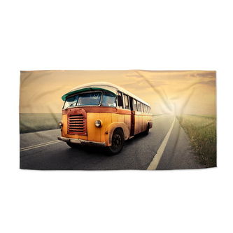 Ručník Autobus veterán: 70x140 cm Ručník Autobus veterán: 70x140 cm