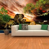 Tapeta Zvířata ze Sahary: 336x220 cm