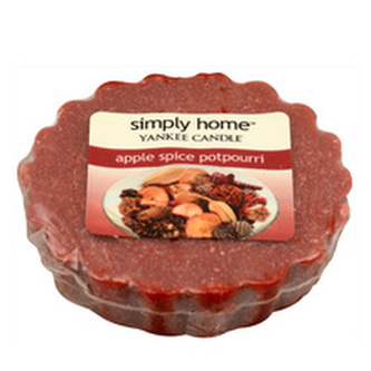 Yankee Candle Rozpustná svíčka do aroma lampy Apple Spice Potpourri 22 g unisex