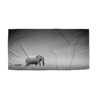 Ručník Slon a zebra: 70x140 cm Ručník Slon a zebra: 70x140 cm