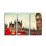 Obraz - 3-dílný Londýn: 120x80 cm