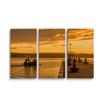 Obraz - 3-dílný Molo: 120x80 cm