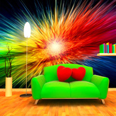 Tapeta Barevná exploze: 208x125 cm