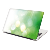 Samolepka na notebook Zelená abstrakce: 29x20 cm