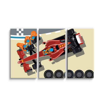 Obraz - 3-dílný Formule: 120x80 cm