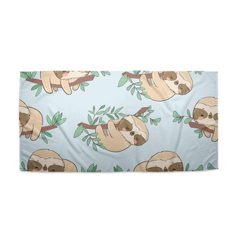 Ručník Lenochodi na větvi: 50x100 cm