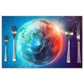 Prostírání Země ve vesmíru: 40x30cm