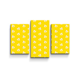 Obraz - 3-dílný Bílé kachničky: 75x50 cm