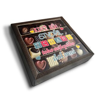 Pralinky Když Bůh stvořil tchány: 20 ks pralinek