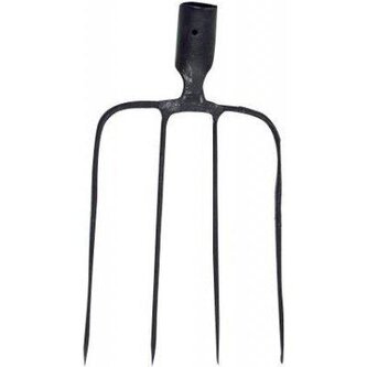 vidle 4 kované - KLADÍVKOVÝ LAK