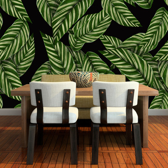 Tapeta Abstrakce listů: 208x125 cm Tapeta Abstrakce listů: 208x125 cm