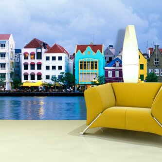 Tapeta Domky u moře: 125x75 cm