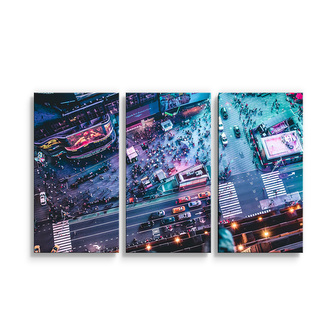 Obraz - 3-dílný Pohled z výšky: 120x80 cm