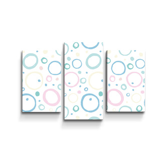 Obraz - 3-dílný Bublifuk: 75x50 cm