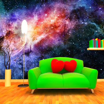 Tapeta Vesmírná záře: 336x220 cm