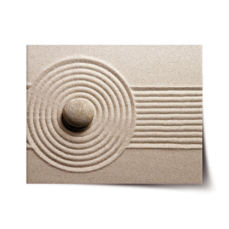 Plakát Otisk v písku: 120x80 cm