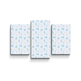 Obraz - 3-dílný Dětské tanky: 75x50 cm