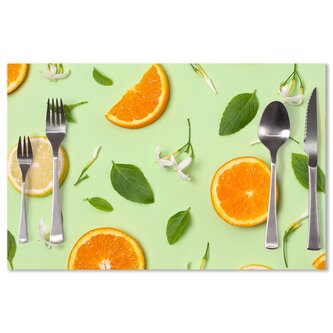 Prostírání Citrus a květ: 40x30cm