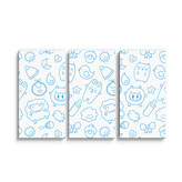 Obraz - 3-dílný Kreslení: 120x80 cm