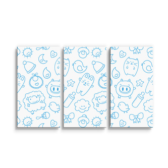 Obraz - 3-dílný Kreslení: 120x80 cm