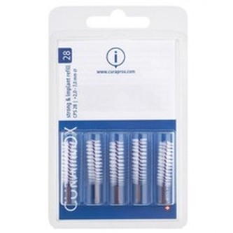 Curaprox Náhradní mezizubní kartáčky na čištění implantátů Strong & Implant Fialová (Refill) 28 CPS 28 5 ks unisex