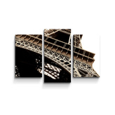 Obraz - 3-dílný iffel Tower 6: 75x50 cm