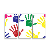 Obraz - 3-dílný Barevné otisky: 120x80 cm