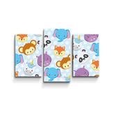 Obraz - 3-dílný Zoo pro děti: 75x50 cm