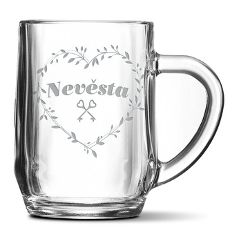 Půllitr Nevěsta srdce: 0,5