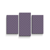 Obraz - 3-dílný Bílé čtverce: 75x50 cm