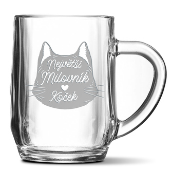 Půllitr Největší milovník koček: 0,5