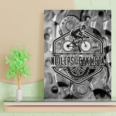 Dárková cedulka Nejlepší cyklista: 30x40 cm